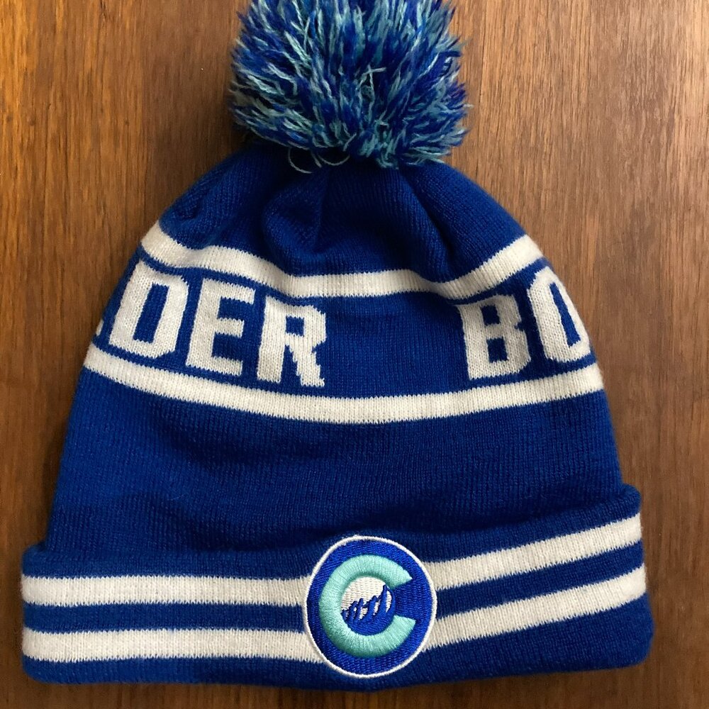 Colder Bolder boco gear boulder Colorado knit hat cap beanie run running race CO